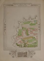 Pražské zahrady 1790-1830, soubor 11 grafických listů, 1969