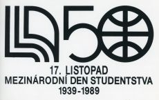 Mezinárodní den studentstva 50 let 1939-1989, 1989